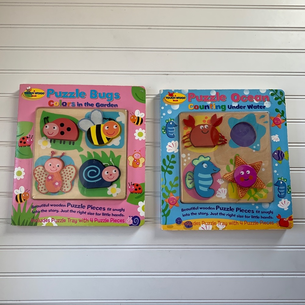 2 Puzzle Pieces Childrens Books - Picture 1 of 8